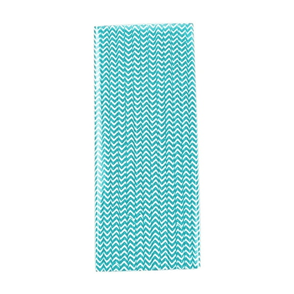 Snmubt Colored Paper Drinking Straw Can Be Naturally Decomposed Party Birthday Party (Blue)