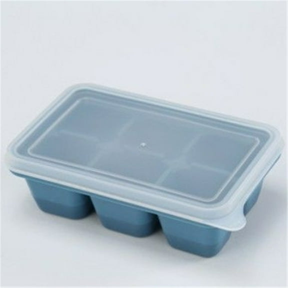 Snmubt DIY Personality Ice Box 6 Small with Lid to Make Ice Set (Blue)