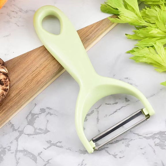 Snmubt Family Fruit Knife Fruit And Melon Peeler Multifunctional Apples Peeler Paring Knife Peeling Potato Skin Scraping Easy To Carry (Light Green)