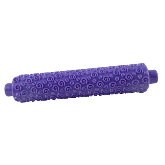 Snmubt Fondant Embossed Rolling Pin Non-Stick Diy Cake Baking Roller Baking Tools Kitchen Gadgets (Plastic)