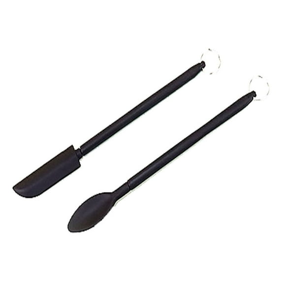 Snmubt Mini Spatula Set,Makeup Spatula,Thin Jar Scraper for Kitchen,New Handle Telescopic Small Spatulas (Colour)