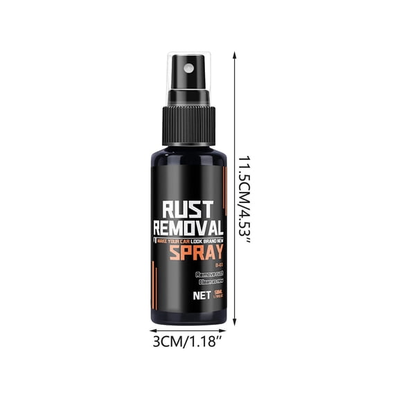 Snmubt Multi-Purpose Iron Remover 50ml Travel Size, Car Wheel and Paint Rust Spots Cleaner, Touch-Free Rinse Formula for Easy Cleaning, Stocking Stuffer Christmas Gift for Car Guy