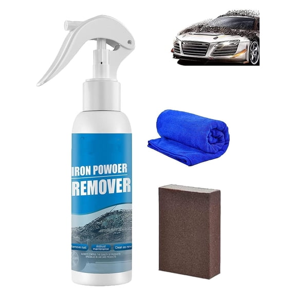 Snmubt Multipurpose Car Maintenance Cleaning Derusting Spray 2-Pack, 100ml Rust Removal Agent for Metal Surfaces, Wheel Hub and Tool Rust Remover, Father‘s Day Gift for DIY Dad