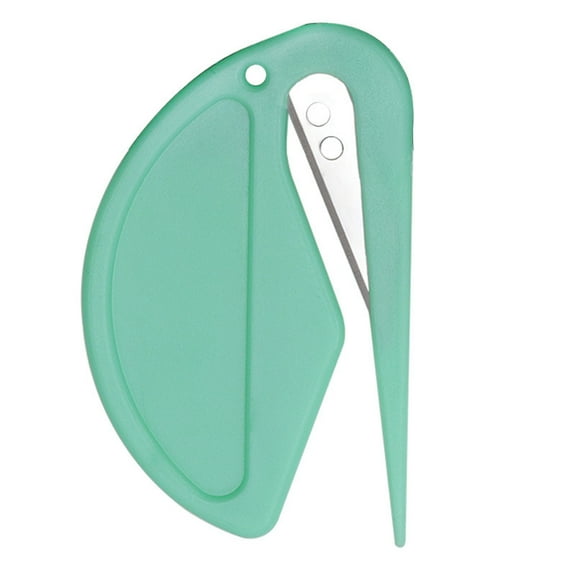Snmubt Plastic Letter Opener Mail Envelope Opener Papers (Green)