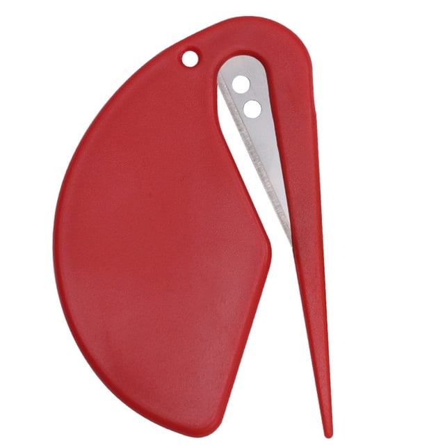Snmubt Plastic Letter Opener Mail Envelope Opener Papers (Red)