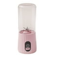 thumbnail image 1 of Snmubt Portable Blenders Juicer for Shakes Fruit Juicer Usb Rechargeable with 6 Blades Handheld Blenders for Sports Travel and Outdoors (Pink), 1 of 1