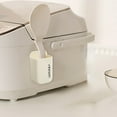 thumbnail image 1 of Snmubt Rice Spoon Organiser Kitchen Wall Mounted Rice Cooker Spatula Holders Rice Spoon Holders Without Stickers (Beige, Plastic), 1 of 6