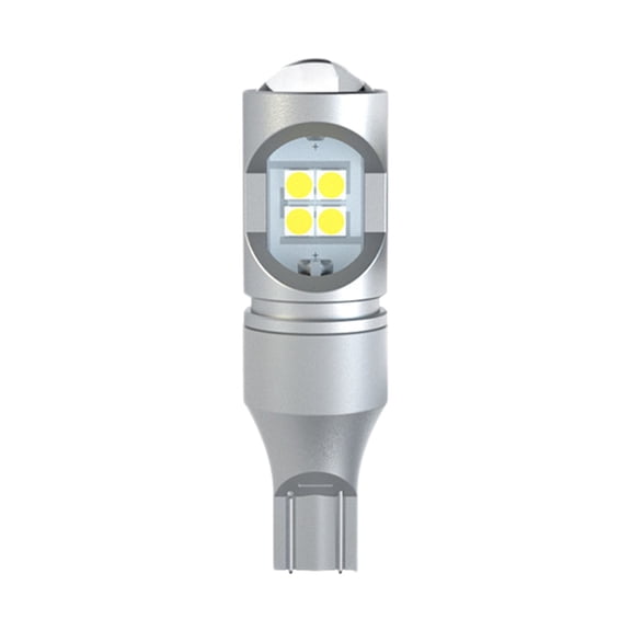 Snmubt Silver 12V LED Automotive Reverse Light, Ultra Bright T10 3030 18-SMD Chips Bulb for Car Backup Lamp, High Power Auto Taillight