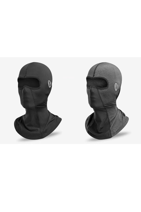 Summer Ice Silk Face Mask for Motorcycle, UV Protection Breathable Neck Gaiter, Quick-Dry Dustproof Balaclava for Cycling, Running, and Outdoor Sports