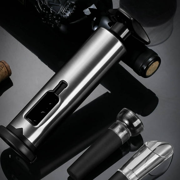 Snmubt Wine Wine Corkscrew Set Beer Bottle Opener Manual Corkscrew Bottle Opener Wine Corks Pourer (White)