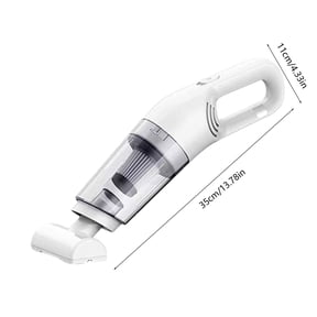 Snmubt Wireless Handheld Car Vacuum Cleaner, 10000Pa Super Strong Suction Rechargeable Mini Portable Auto Home Dust Buster With USB, White