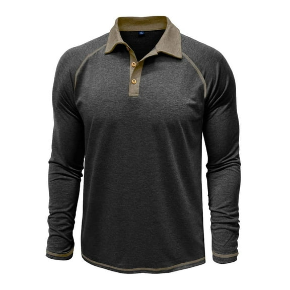 Snndxg Cotton Spandex Shirts for Men Breathable Long Sleeve Collared Neck Casual Men's Shirts