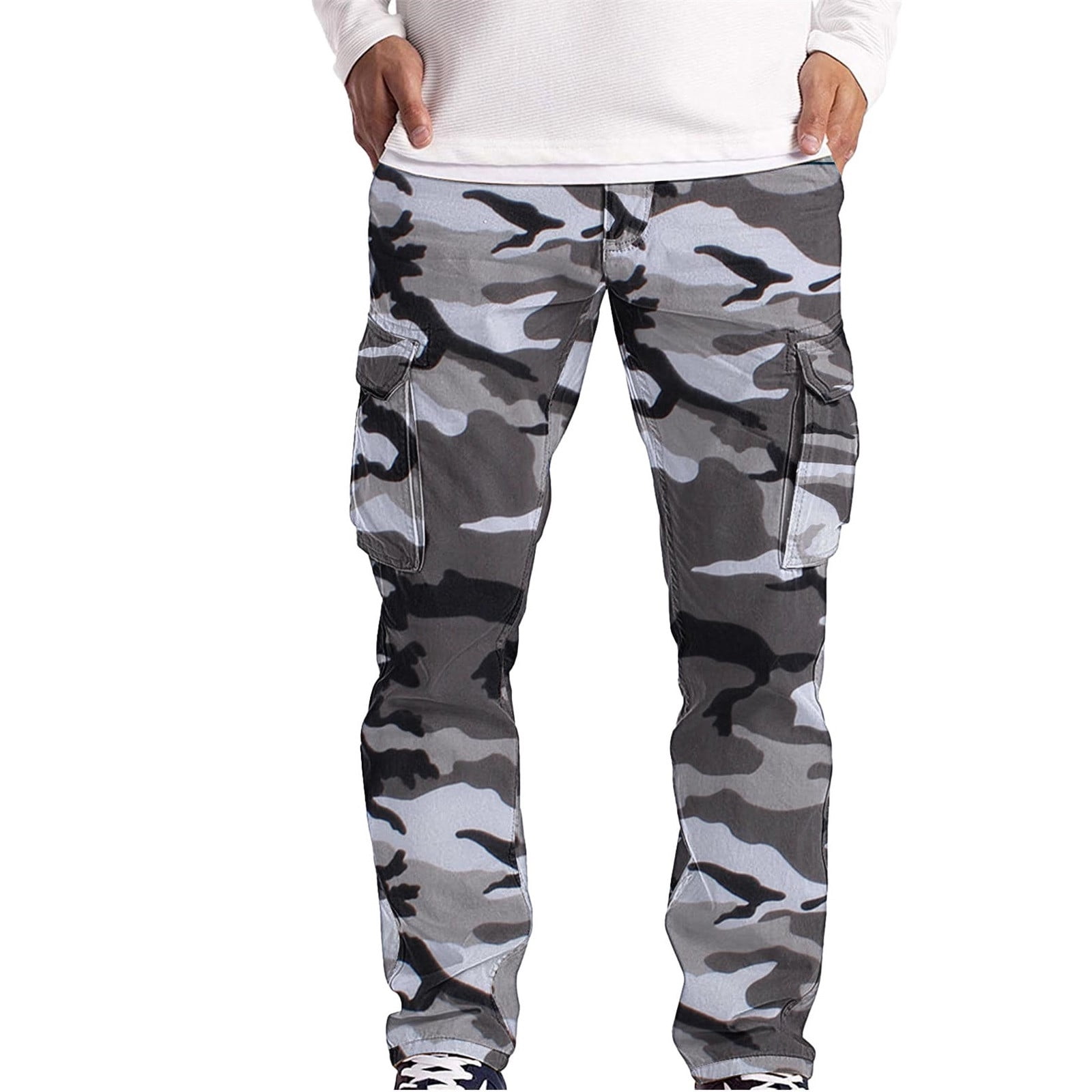 28w Camo Print Cargo Pants