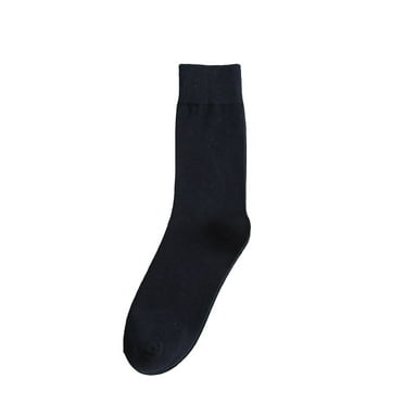 SnnmBlm Men's Dress Socks, 5-Pack of Assorted Patterned Mid Calf Socks for Men, Mens Crew Socks, Men Socks 黑 6 Pairs