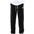 SnnmBlm Mens Cotton Athletic Pants Open Bottom Running Sweatpants