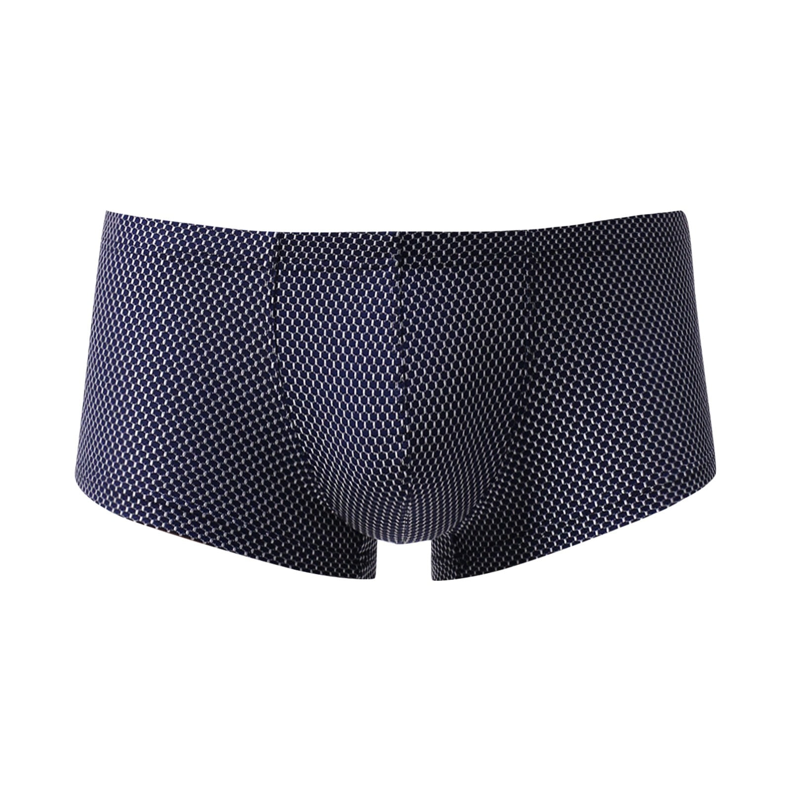 SnnmBlm Mens Padded Underwear, Breathable Mesh Boxer Brief Body ...