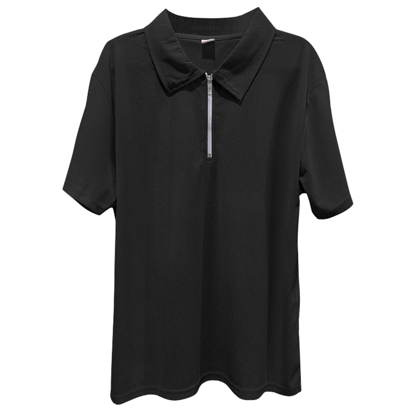 Men's Single Pocket Short Sleeve Black 2pc Shirt and Pants
