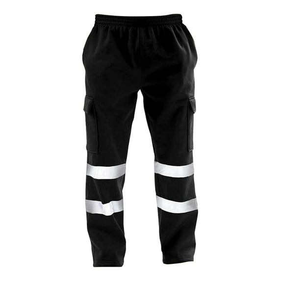 SnnmBlm Rain Pants Reflective High Visibility Rain Pants Black 3XL