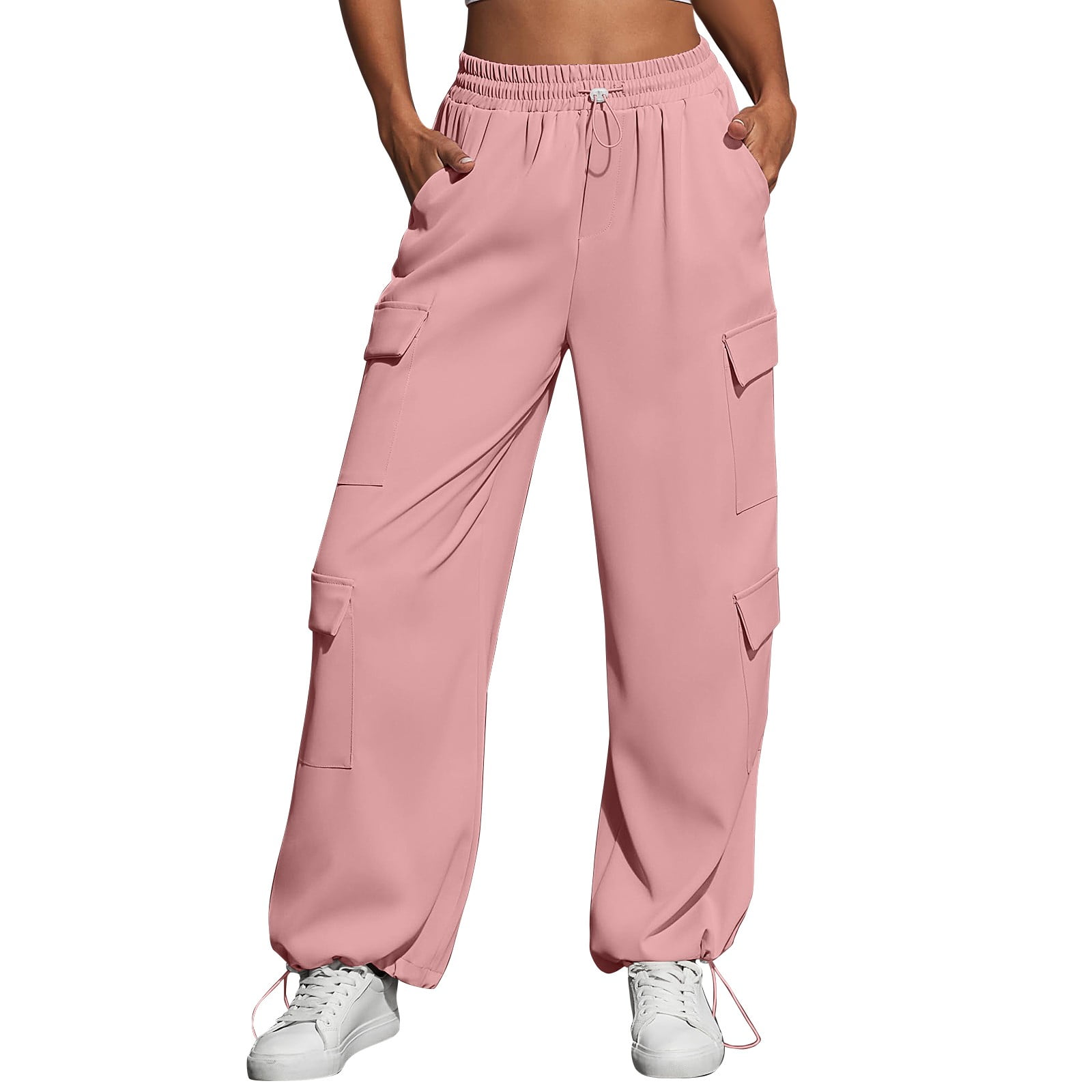 ★EXPIRED GIRL★ Veloa track pants pink EGPA2C002PK Pink Velour Sweatpant