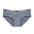 thumbnail image 1 of SnnmBlm Women's Maternity Seamless Underwear Pregnancy Briefs Under The Blue M, 1 of 4