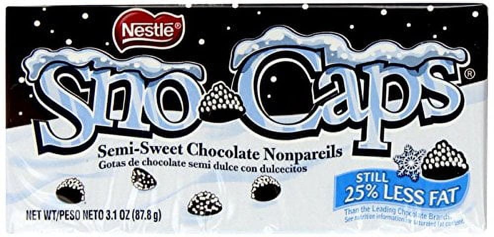 Sno Caps Semi-Sweet Chocolate Nonpareils (Pack of 5) 3.1 oz