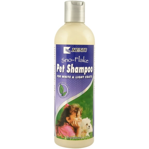 Sno-Flake All Breed Whitening Pet Shampoo from Kenic, 17 oz
