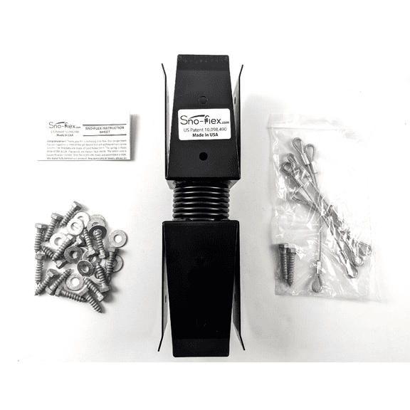 Sno-flex Mailbox Post Spring Heavy-Duty Protection from Snow Pushed by Plows