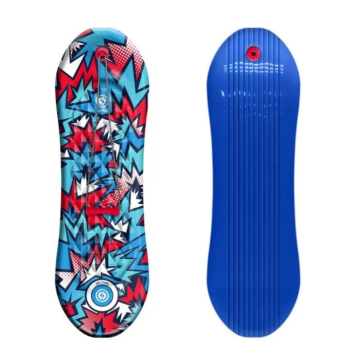 Snostorm 48″ Snowboard Sled, Blue/Red, 48