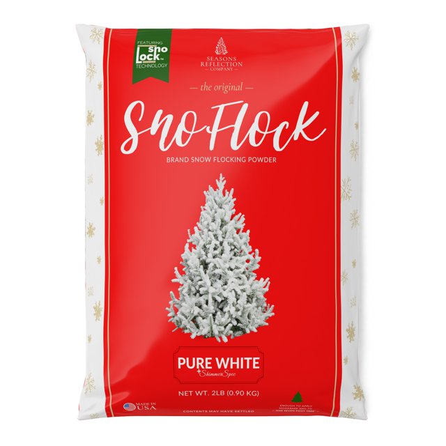 SnoFlock The Original Premium SelfAdhesive Snow Flock Powder with