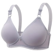 Snoarin Push Up Bras for Women Plus Size Wire Free Comfortable Hollow Out Bra Underwear Size M-3XL