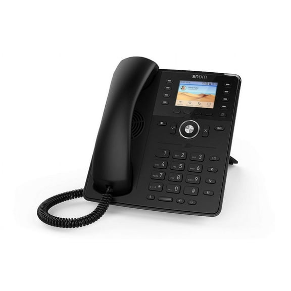 Snom D735 SIP VOIP Phone (2.8" Color LCD, PoE) Black