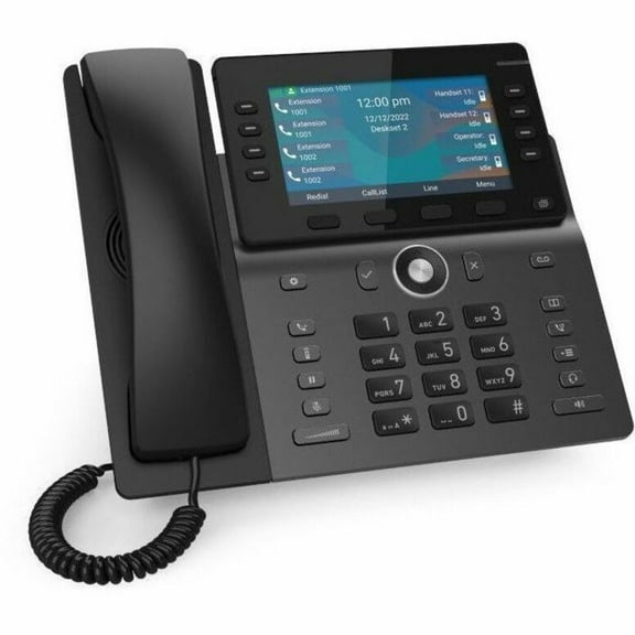 Snom M58 IP Phone, Corded, Cordless, DECT 6.0, Bluetooth, 3 Multiple Conferencing, Desktop, Stand Mountable, Gun Metal