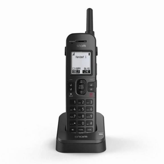 AT&T 80S09100 Snom M10R KLE SIP DECT 4-Line Rugged Handset Graphite