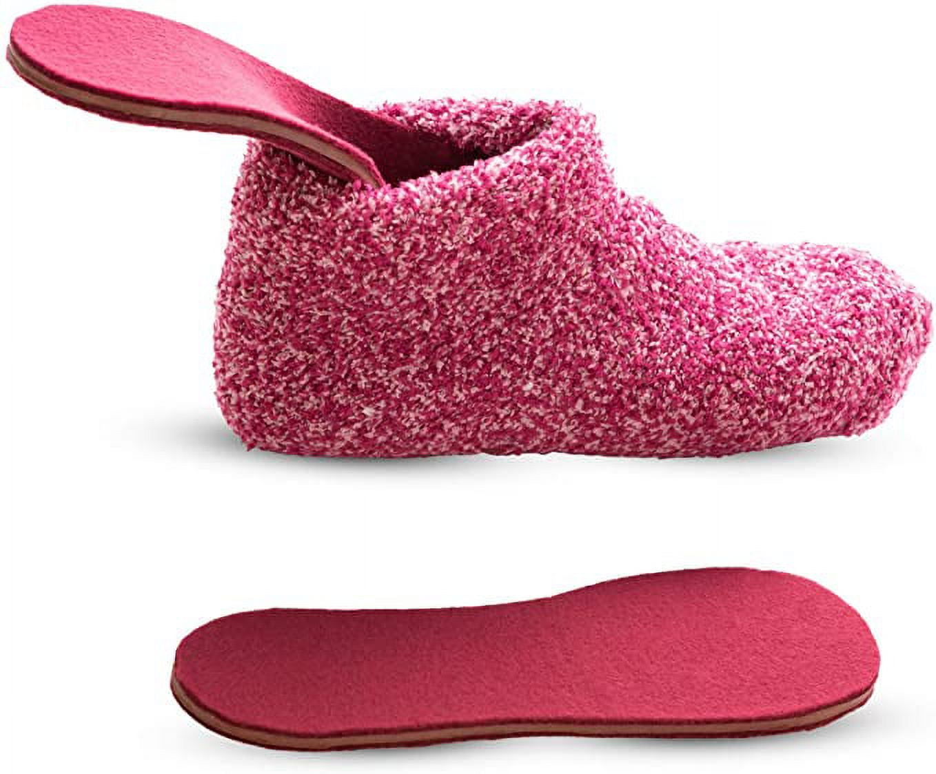 SnookEase Heated Socks Feet Warmers with Heated Inserts, Red (Women's