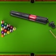 thumbnail image 1 of Snooker Cue Extend Telescopic Pool Cue Extension Adjustable Portable Compact Billiard Holder End Lengthener Weights Athlete Style A, 1 of 8