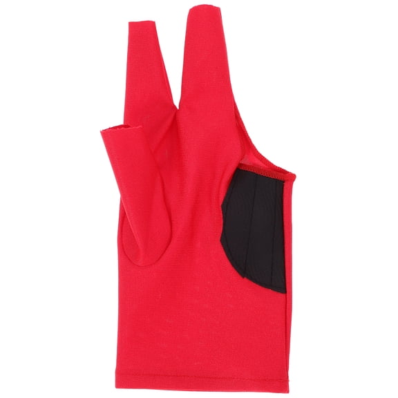 FONDOTIN Elastic Red Pool Gloves, Washable and Reusable, Perfect for Table Games