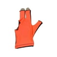 thumbnail image 1 of Snooker Open Pool Cue Glove Mitts Snooker Cue Glove 3 Fingers Billiard Glove, 1 of 8