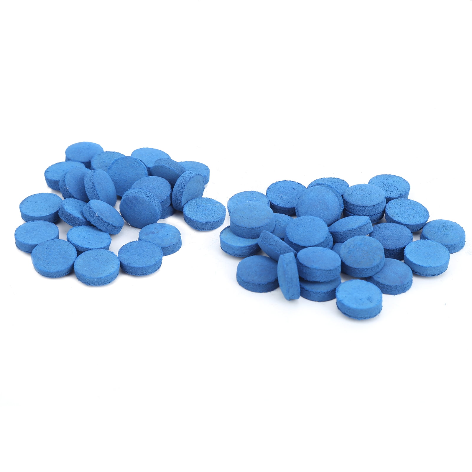 Snooker Pool Tip 50PCS PU Leather Billiard Pool Tips Pool Stick Replacement Accessory With