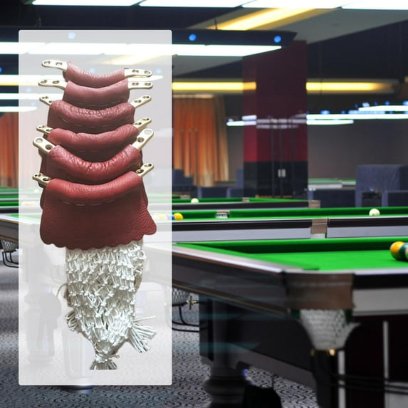 Snooker s, Snooker Table PU Leather Pockets, 6Pcs/Set Billiard Accessories, Billiard Pool Table Pockets