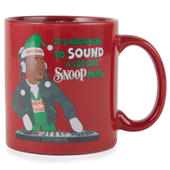 Snoop Dogg Christmas Coffee Mug, 18oz Snoop on the Stoop Design, Coffee &