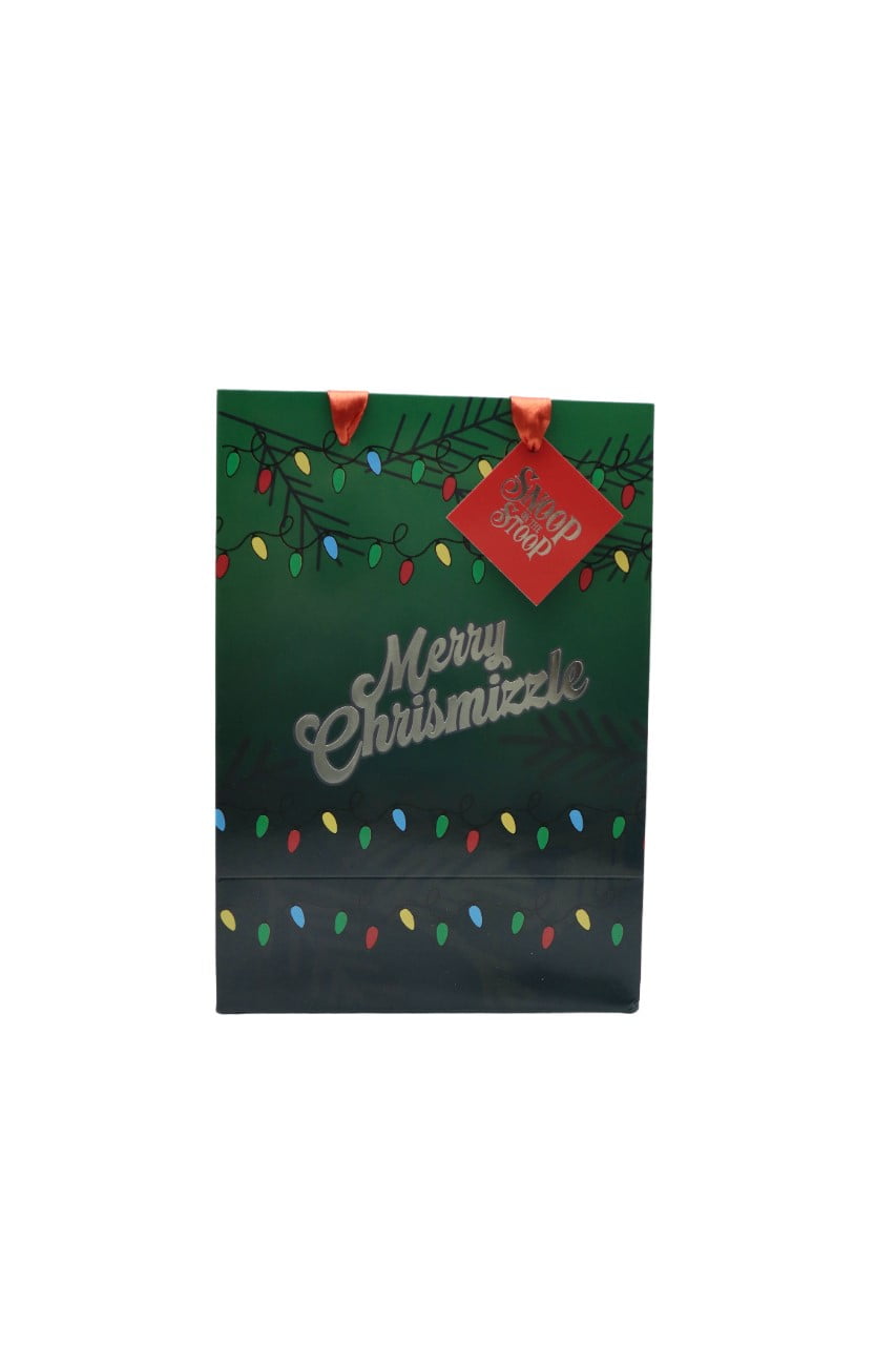 Snoop Dogg Merry Chrismizzle Green Paper Gift Bag, 10"
