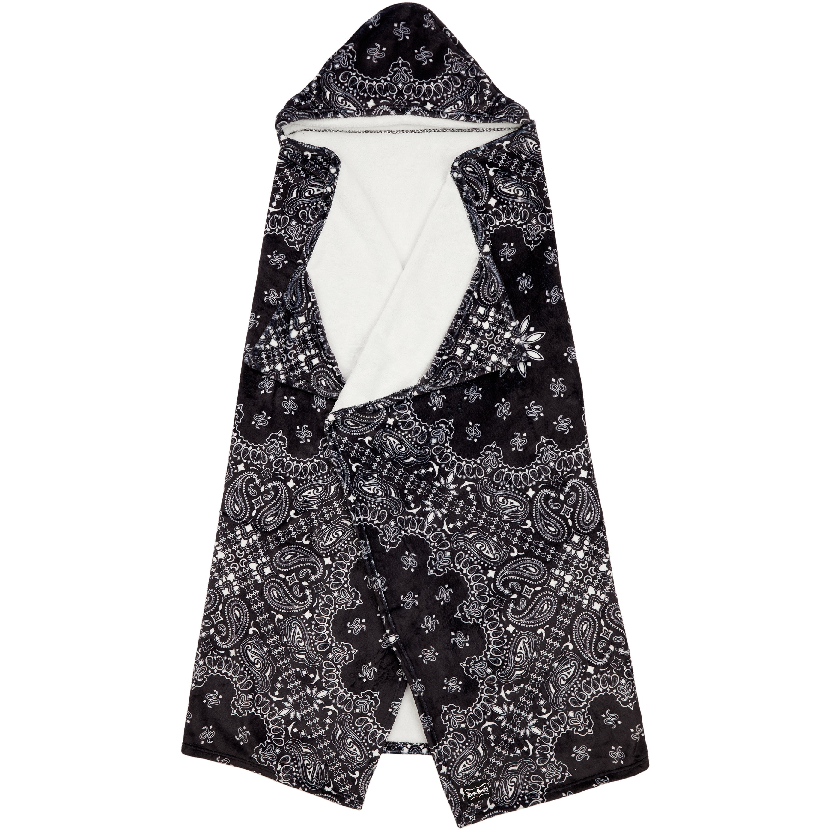 Snoop Dogg Paisley Bandana Hooded Blanket , 50 x 70