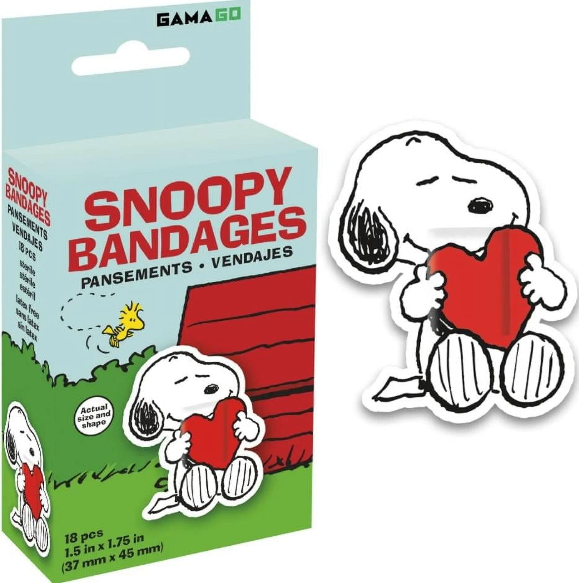 Snoopy Adhesive Bandages (Pack of 18)