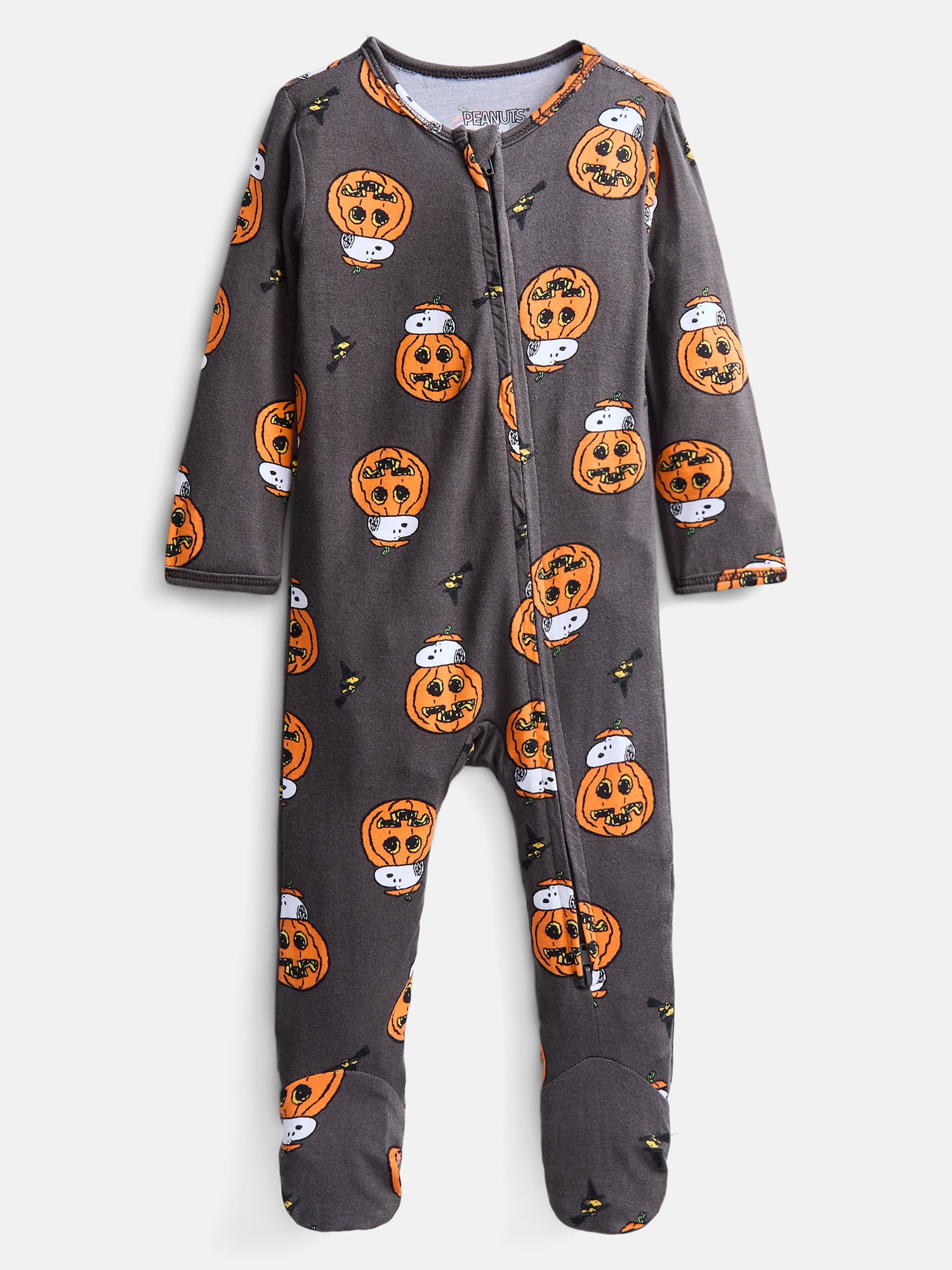 Snoopy Baby Boys Halloween Sleep Footed One-Piece, Sizes 0M-6/9M