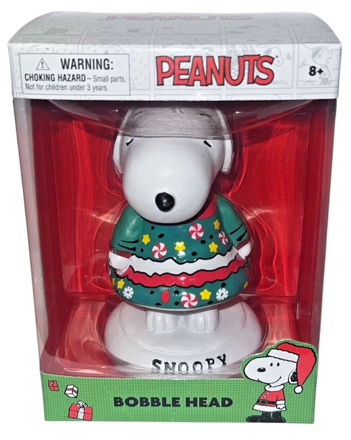 Snoopy Bobble Head Ugly Christmas Sweater