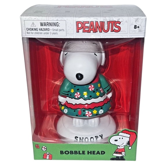 Snoopy Bobble Head Ugly Christmas Sweater