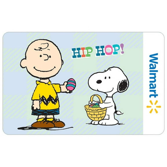 Snoopy & Charlie Egg Hunt Walmart Gift Card