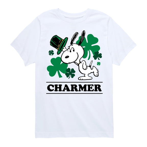 Snoopy Charmer  - Toddler And Youth Short Sleeve Graphic T-Shirt