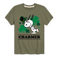 thumbnail image 1 of Snoopy Charmer  - Toddler And Youth Short Sleeve Graphic T-Shirt, 1 of 6