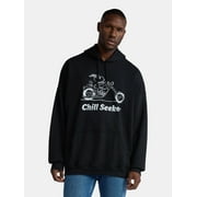 PEANUTS Snoopy Chill Seeker Men's & Big Men's Graphic Hooded Sweatshirt with Long Sleeves, Sizes S-3XL